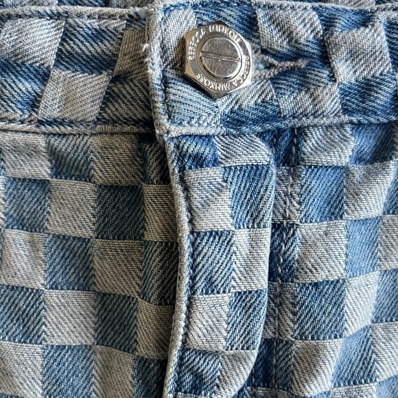 Rebecca Minkoff Cleo Denim Checkered Mini - Picture 7 of 11